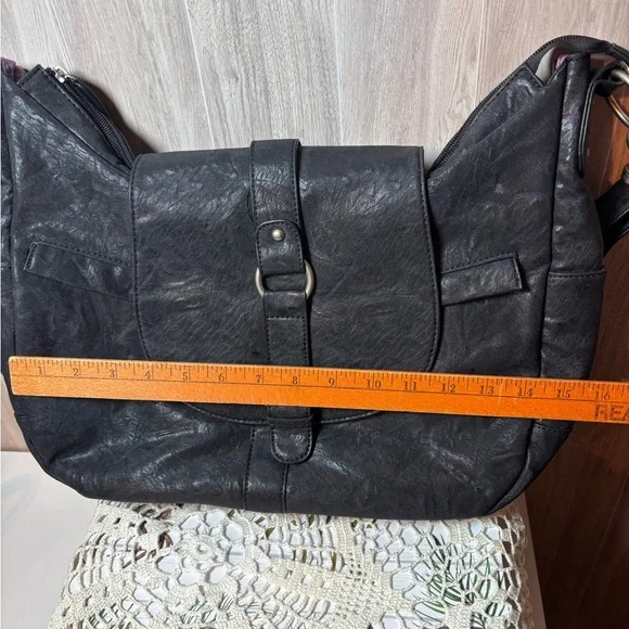 Kelly Moore Black Women's Boho Multi Function Camera Shoulder Bag